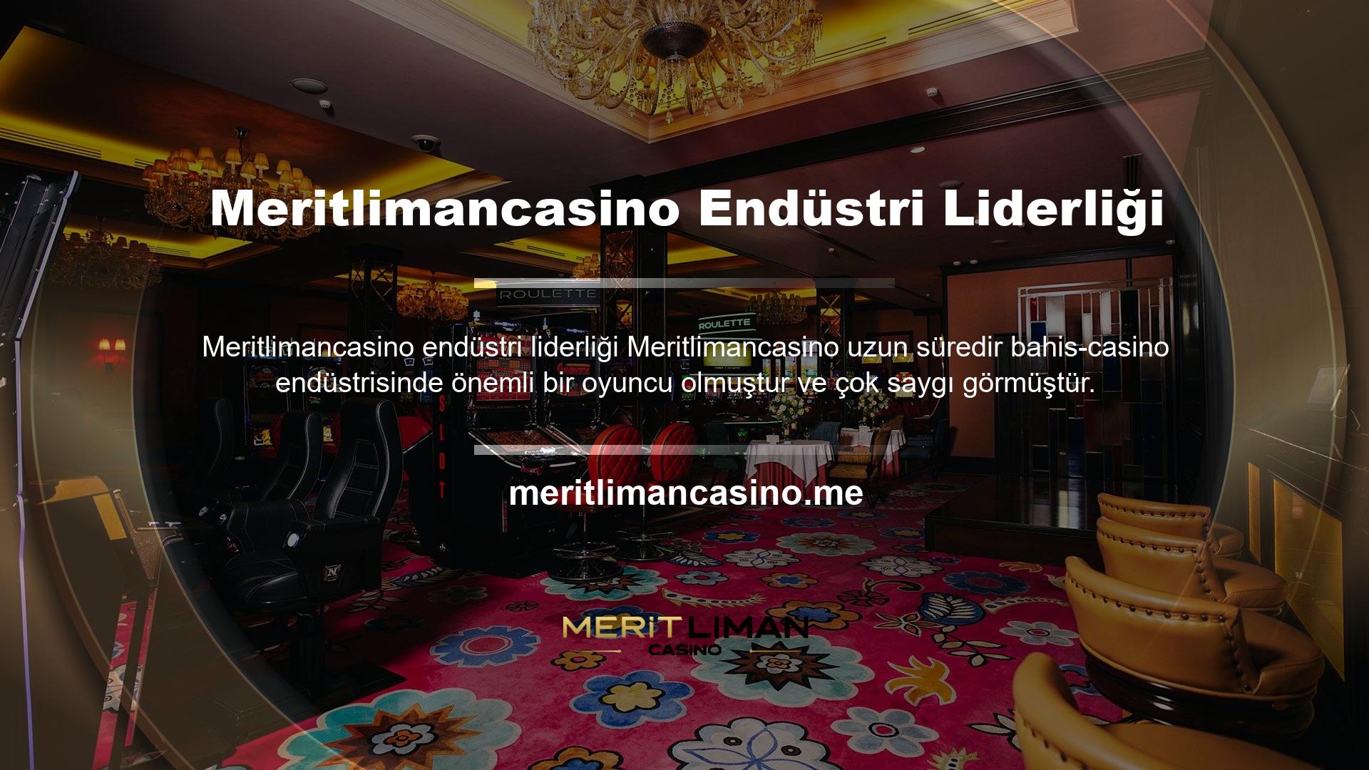 Meritlimancasino birinci sınıf kalitesi ve güvenilirliği ile kazanma şansını artırmak isteyen bahis meraklıları için go-to platformudur